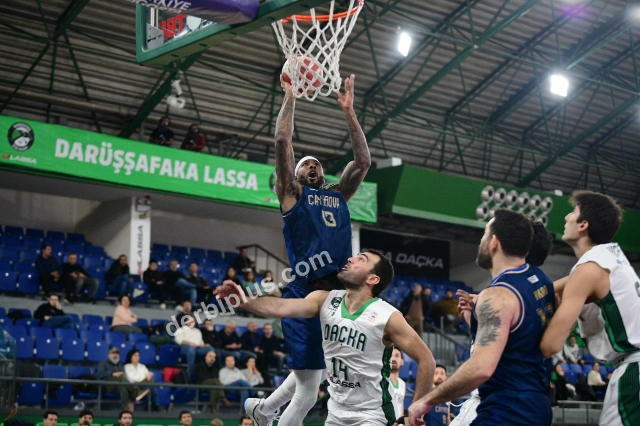 TÜRKİYE BASKETBOL LİGİ 18. HAFTA KARŞILAŞMASINDA DEPLASMANDA DARRÜŞAFAKA LASSA’YA KONUK OLAN ÇAYIROVA BELEDİYESİ, 2026 YILININ VE SEZONUN İKİNCİ DEVRESİNİN İLK MAÇINDAN 69-82 GALİP AYRILMAYI BAŞARDI.