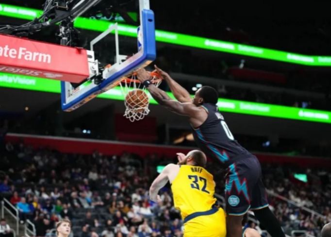 Detroit Pistons’tan, Indiana Pacers’a 43 sayı fark