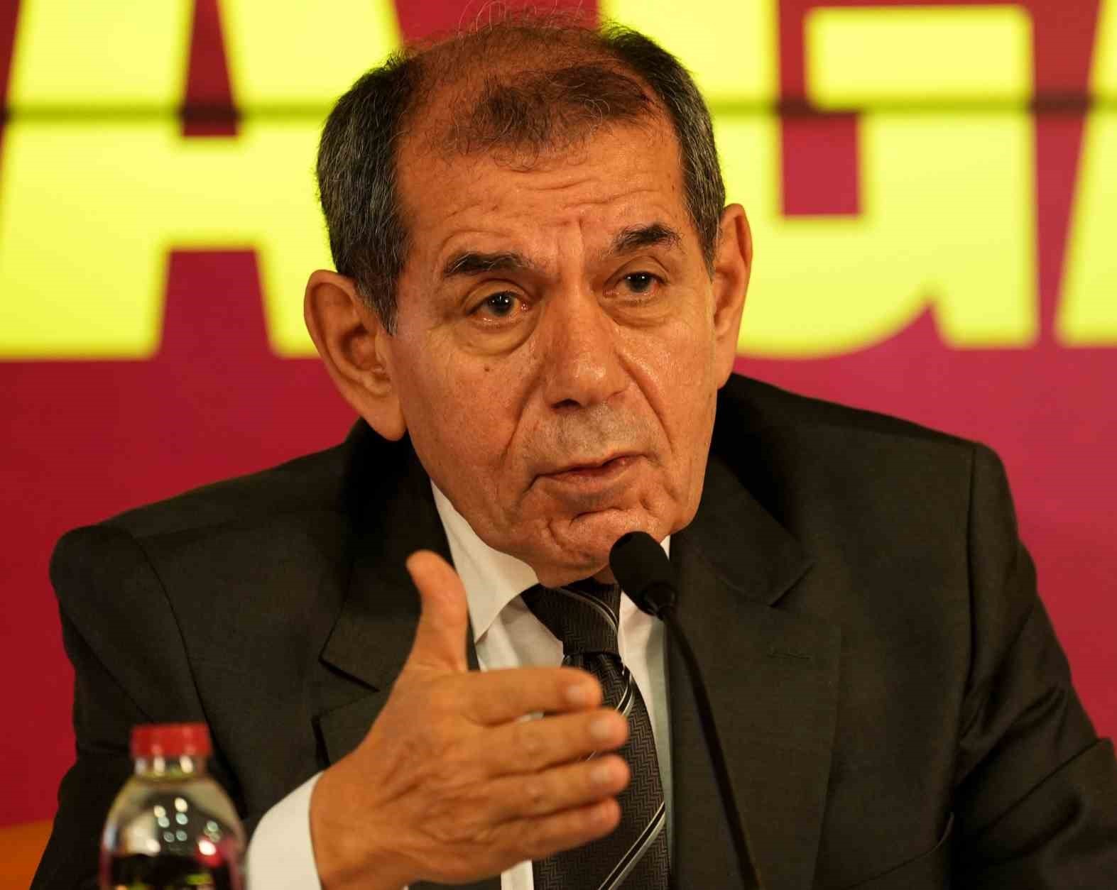 Dursun Özbek: "Seviyesiz paylaşımları esefle kınıyorum"