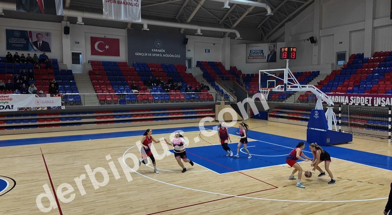 Karabük’te Okul Sporları Gençler Basketbol Grup Müsabakaları başladı