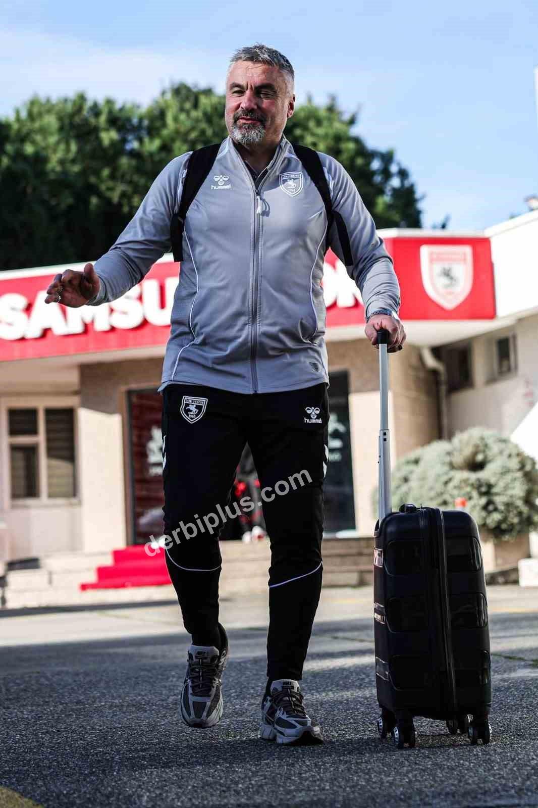 SAMSUNSPOR, 2025-2026 TURKCELL SÜPER KUPA YARI FİNALİNDE FENERBAHÇE A.Ş. İLE OYNAYACAĞI KARŞILAŞMA İÇİN HAVAYOLUYLA ADANA’YA GİTTİ.