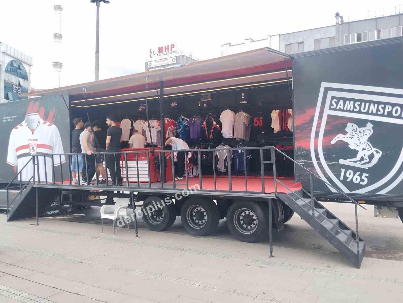 Samsunspor tırı Çarşamba’da