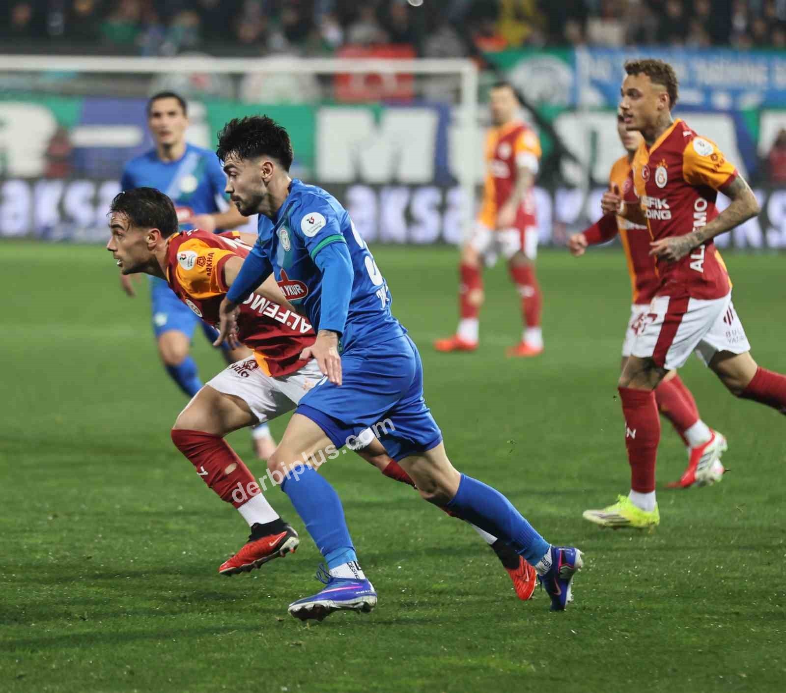 TRENDYOL SÜPER LİG'İN 21. HAFTASINDA ÇAYKUR RİZESPOR, SAHASINDA KARŞILAŞTIĞI GALATASARAY'A 3-0 MAĞLUP OLDU.